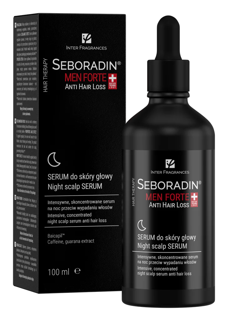 Seboradin Men Forte Anti Hair Loss night scalp serum 100ml multi