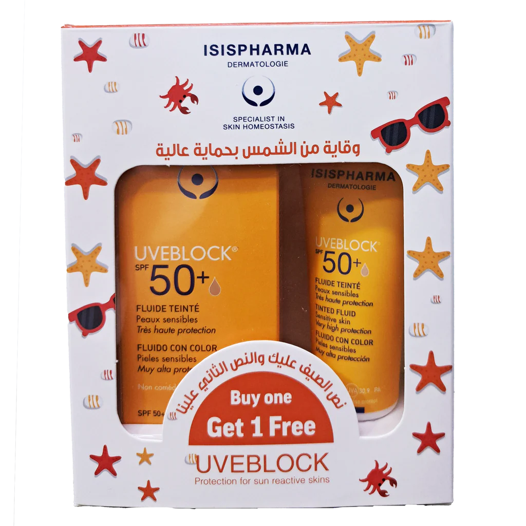 UVEBLOUVEBLOCK Tinted Fluid SPF50+  OFFER