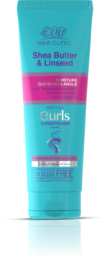 EVA Hair Clinic Shea Butter & Linseed Deep Hug Curls Conditioner 230 ml