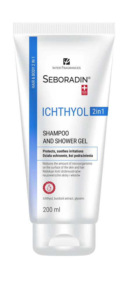 Seboradin ICHTHYOL shampoo and shower gel 2in1 200ml
