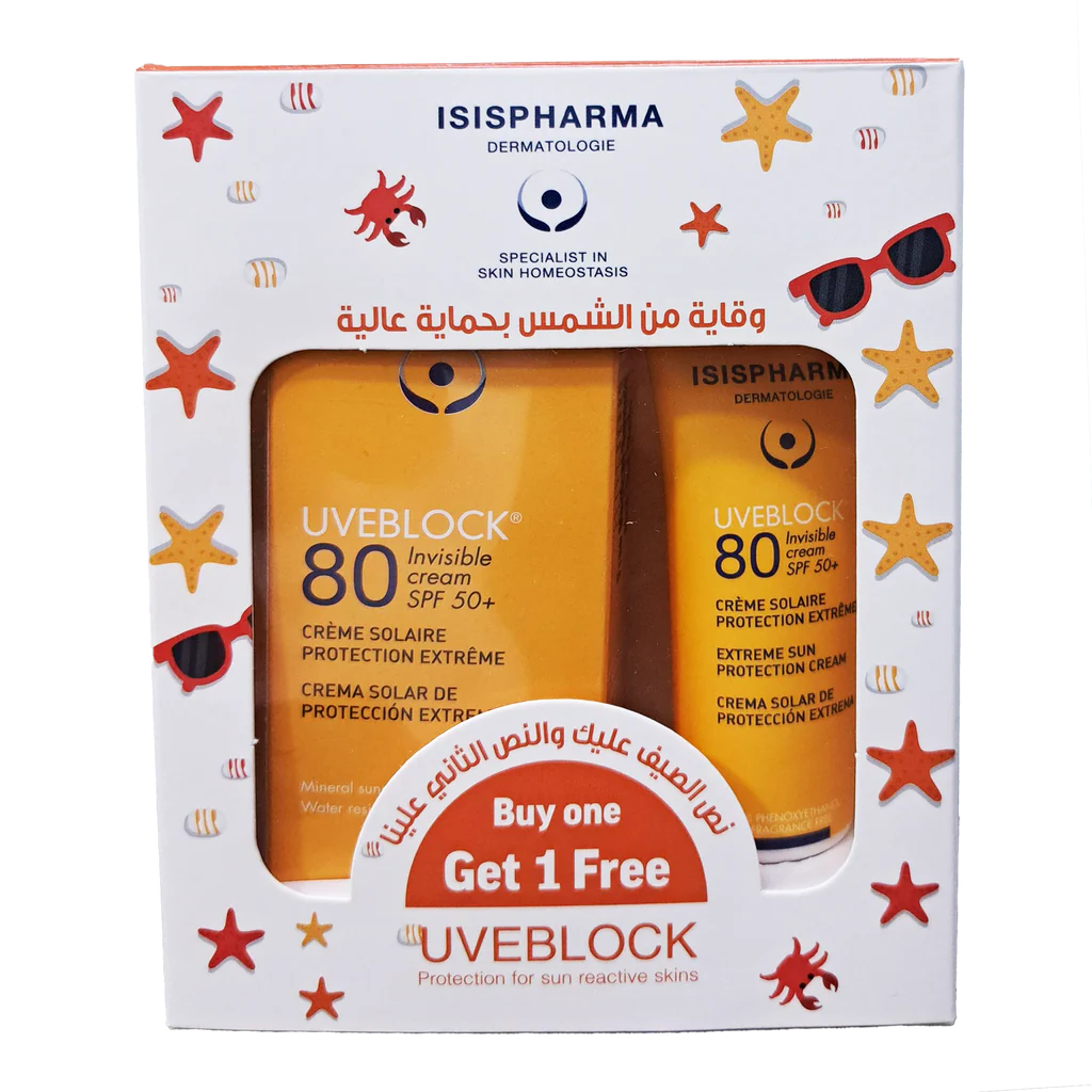 UVEUVEBLOCK INVISIBLE  Cream SPF80  OFFER